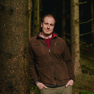 Portrait of Lucas von Fürstenberg in the forest